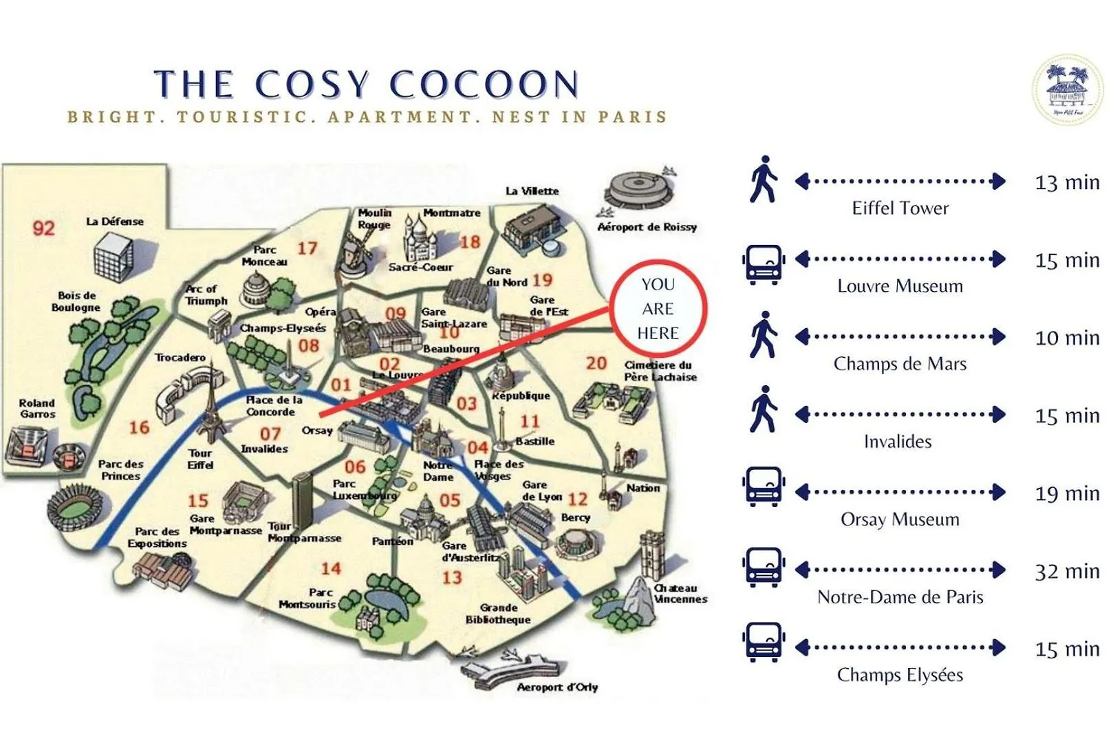 The Cosy Cocon Close To Eiffel Tower & Invalides パリ
